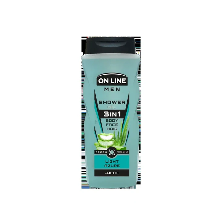 ON LINE Men żel pod prysznic 3w1 Light Azure 410ml