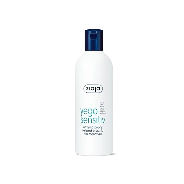 ZIAJA Yego Sensitiv oczyszczający żel pod prysznic dla mężczyzn 300ml
