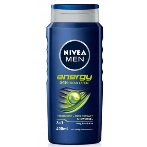 NIVEA Men żel pod prysznic 3w1 Energy 400ml