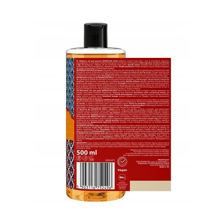 ON LINE Senses żel pod prysznic olejkowy Moroccan Gold 500ml