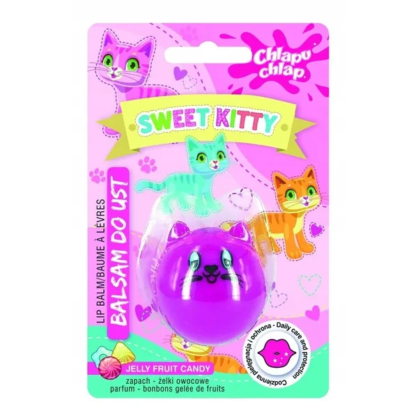 ESTETICA Chlapu Chlap Sweet Kitty balsam do ust Żelki owocowe 7g 