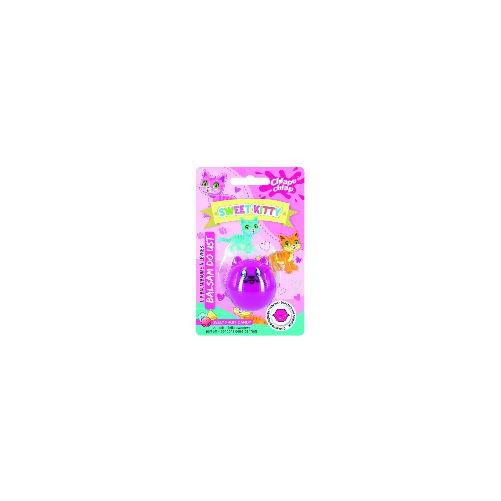ESTETICA Chlapu Chlap Sweet Kitty balsam do ust Żelki owocowe 7g 