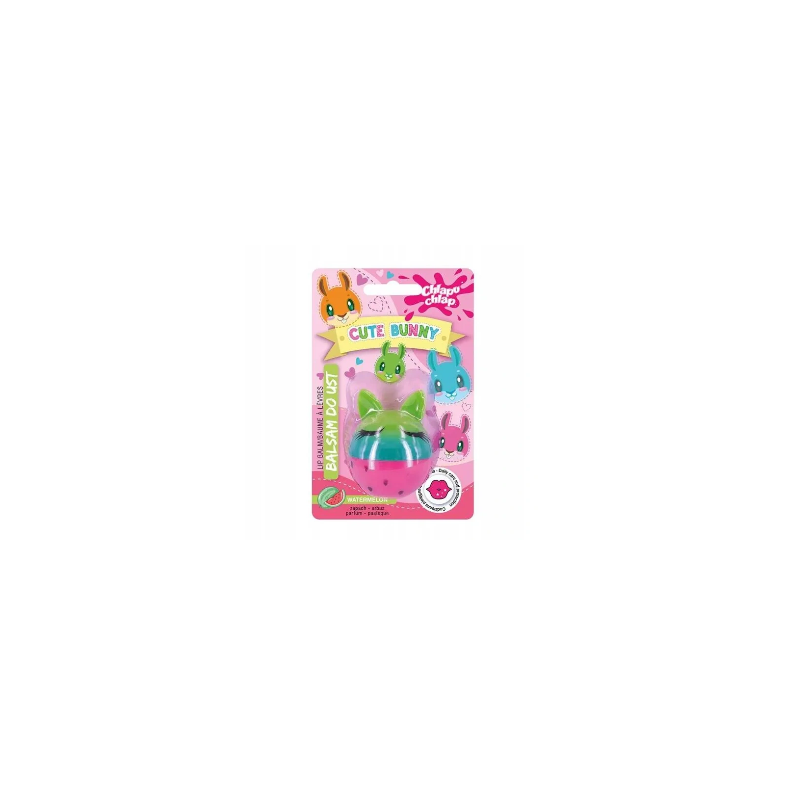 ESTETICA Chlapu Chlap Cute Bunny balsam do ust Królik Arbuz 7g