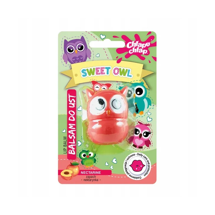 ESTETICA Chlapu Chlap Sweet Owl balsam do ust Nektarynka 7g