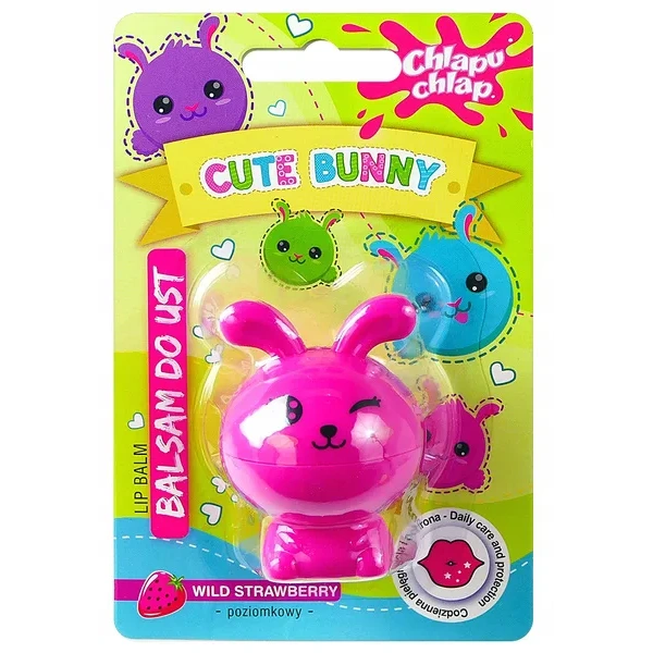 ESTETICA Chlapu Chlap Cute Bunny balsam do ust Poziomkowy 