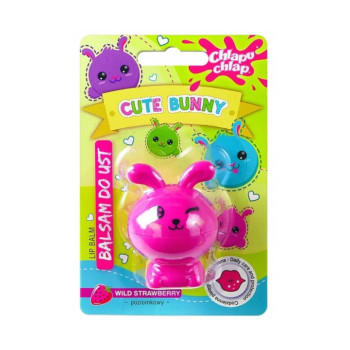 ESTETICA Chlapu Chlap Cute Bunny balsam do ust Poziomkowy 