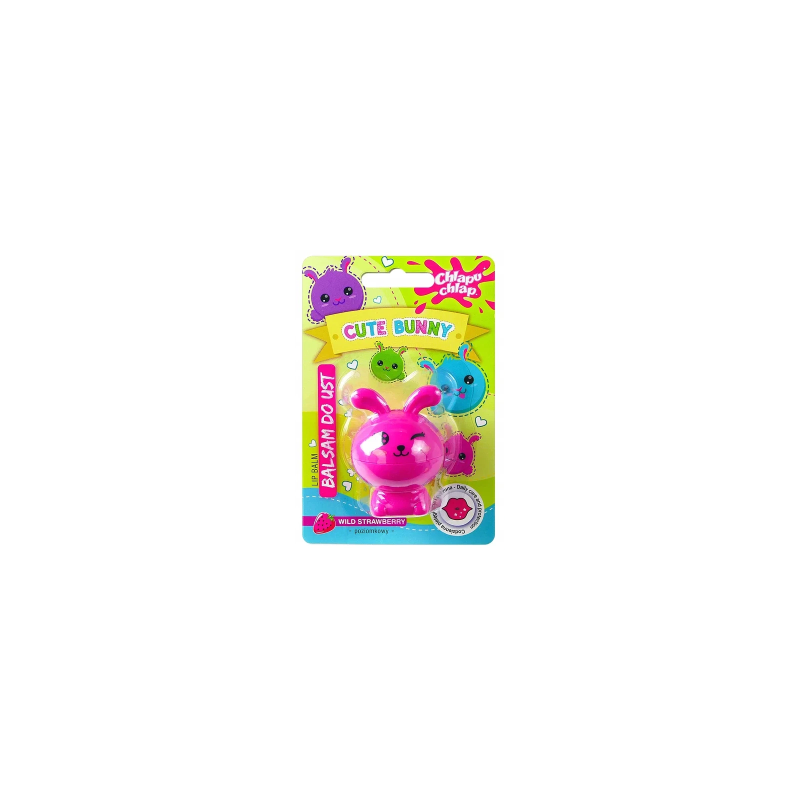 ESTETICA Chlapu Chlap Cute Bunny balsam do ust Poziomkowy 