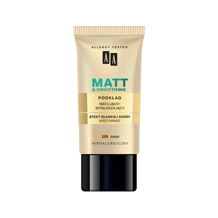AA Make Up Matt podkład do twarzy matująco-wygładzający 105 Sand 30ml