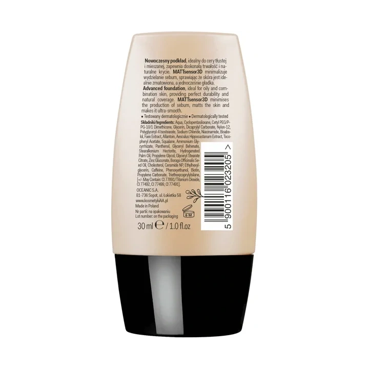 AA Make Up Matt podkład do twarzy matująco-wygładzający 105 Sand 30ml