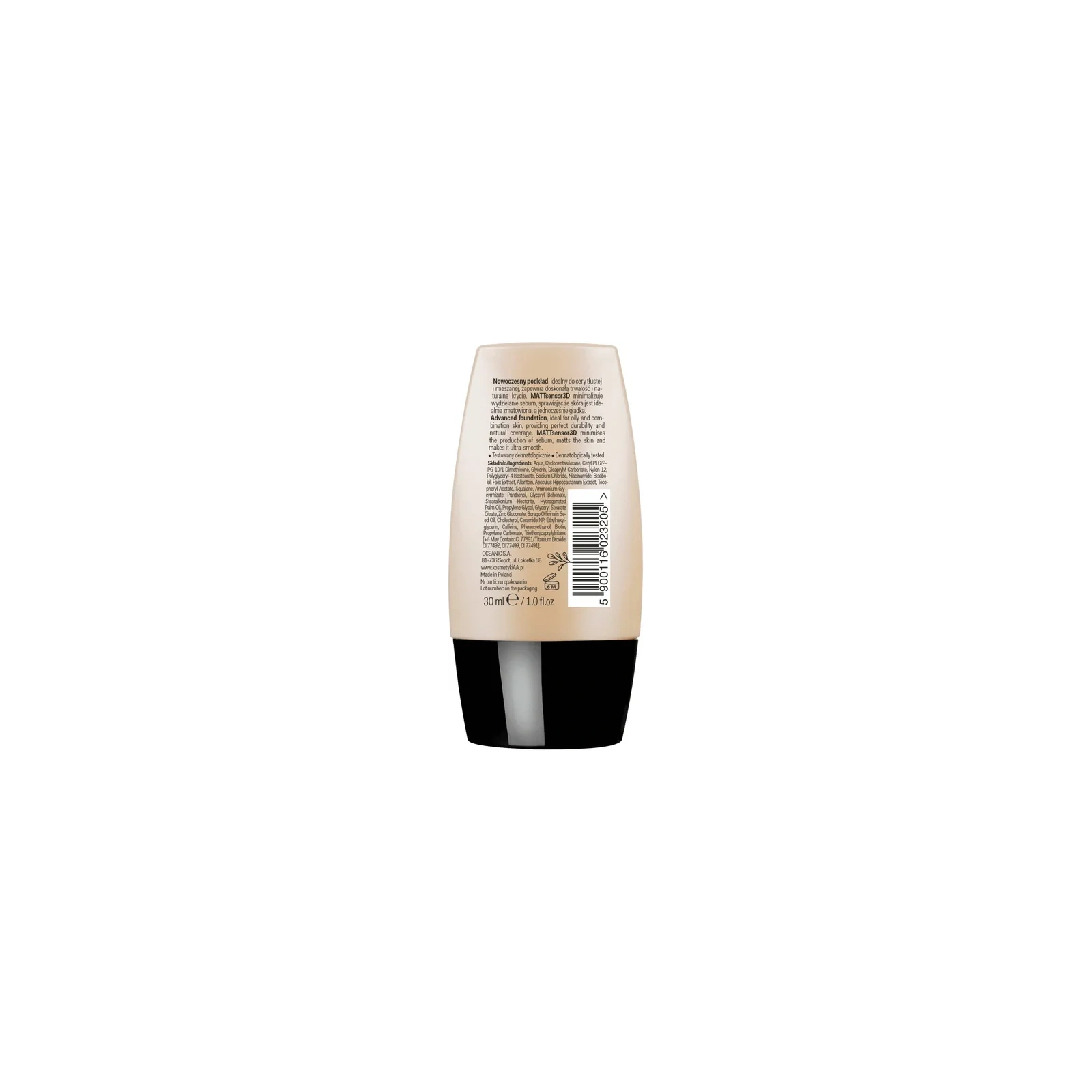 AA Make Up Matt podkład do twarzy matująco-wygładzający 105 Sand 30ml