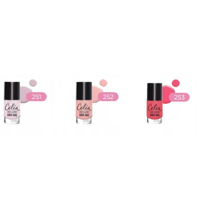CELIA De Luxe Vinyl Nail lakier do paznokci 253 10ml
