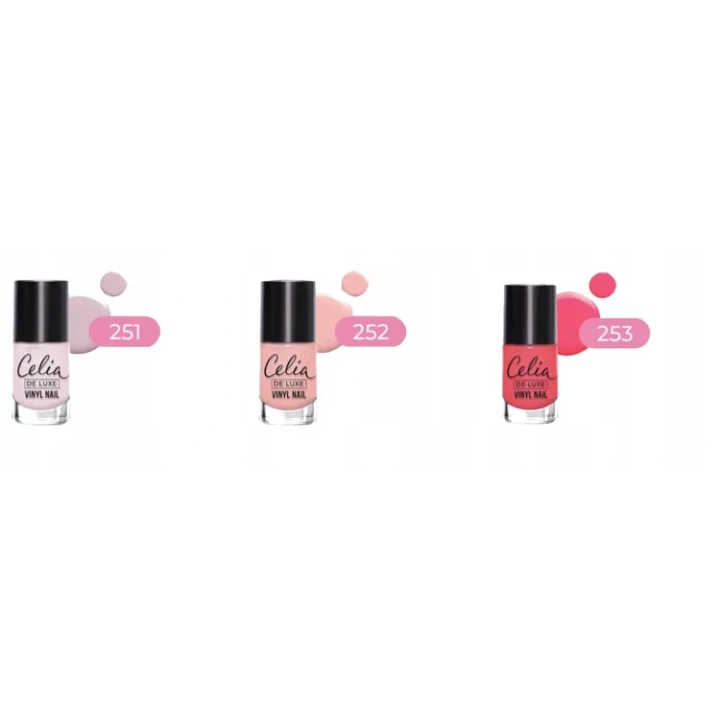 CELIA De Luxe Vinyl Nail lakier do paznokci 252 10ml