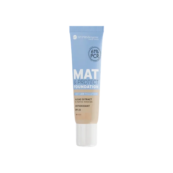 Bell BELL Mat&amp;protect Foundation podkład SPF25 04 Peach 30g