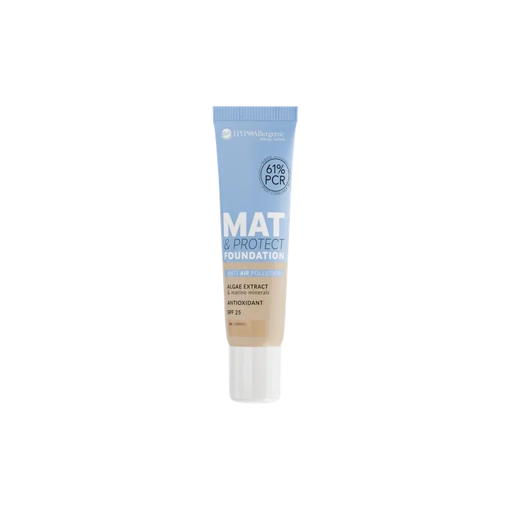 BELL Mat&protect Foundation podkład SPF25 06 Caramel 30g