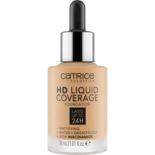 CATRICE HD Liquid Coverage matujący podkład do twarzy 035 Natural Beige 30ml