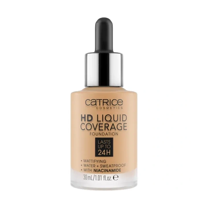 CATRICE HD Liquid Coverage matujący podkład do twarzy 035 Natural Beige 30ml