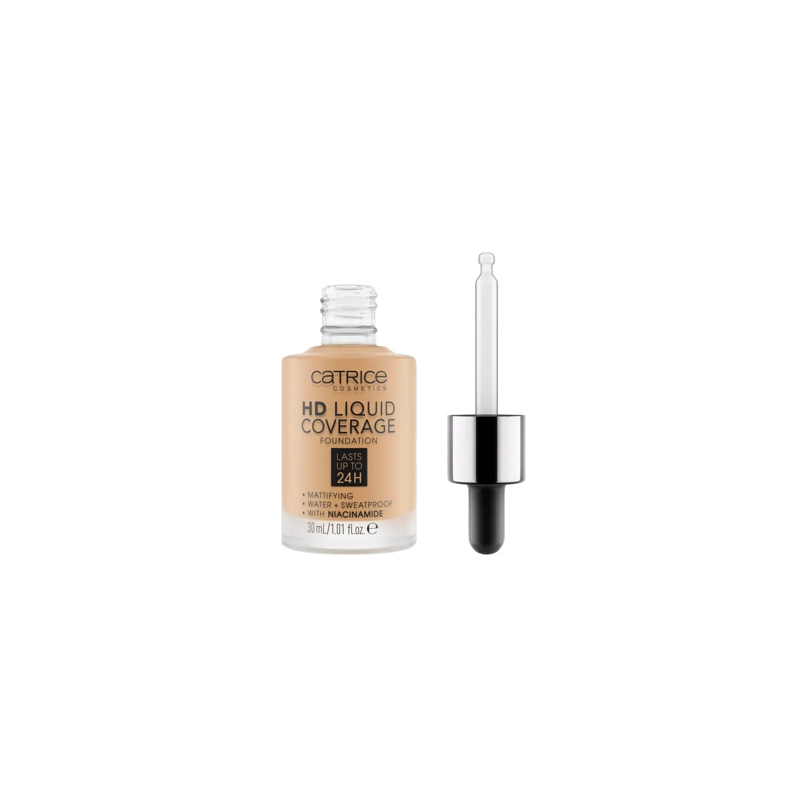 CATRICE HD Liquid Coverage matujący podkład do twarzy 035 Natural Beige 30ml