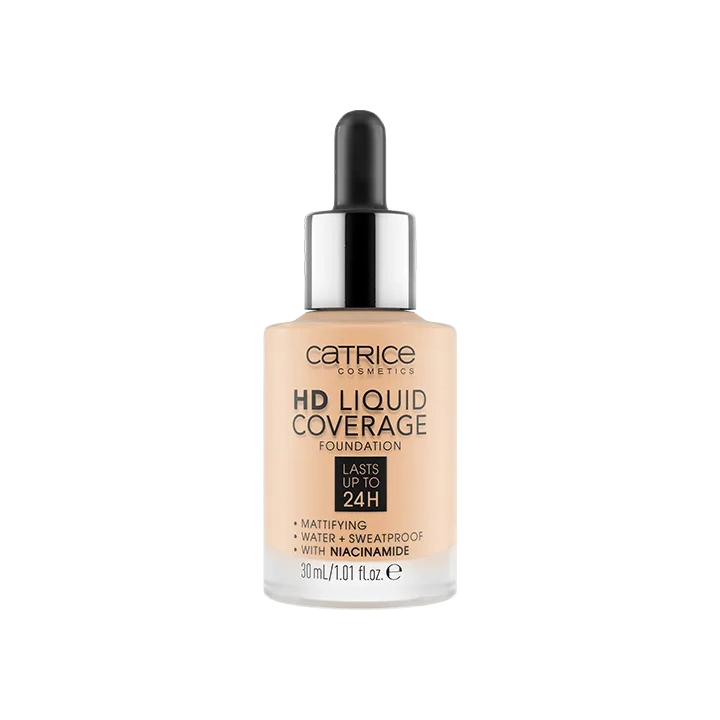 CATRICE HD Liquid Coverage matujący podkład do twarzy 005 Ivory Beige 30ml