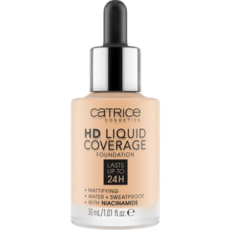 CATRICE HD Liquid Coverage matujący podkład do twarzy 005 Ivory Beige 30ml