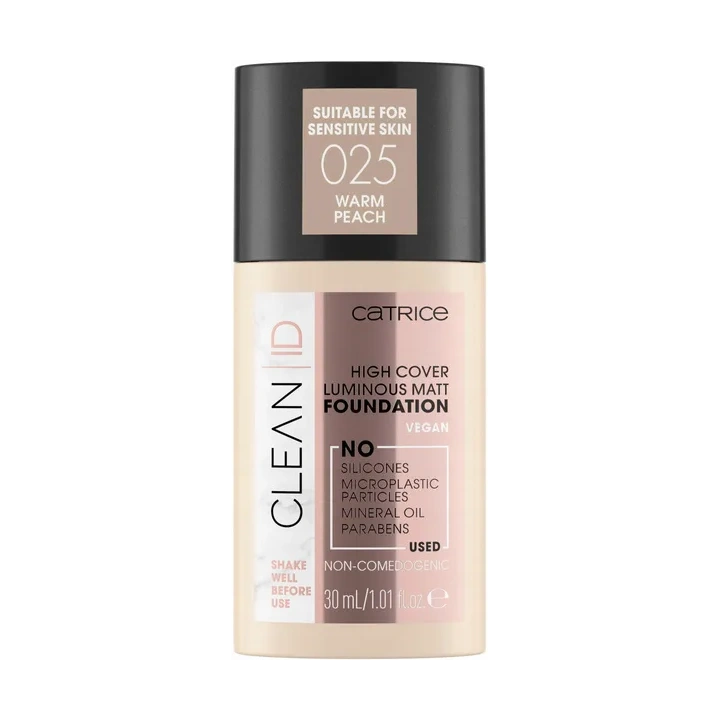 CATRICE Clean ID High Cover Luminous Matt podkład do twarzy 025