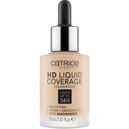 CATRICE HD Liquid Coverage matujący podkład do twarzy 010 Light Beige 30ml