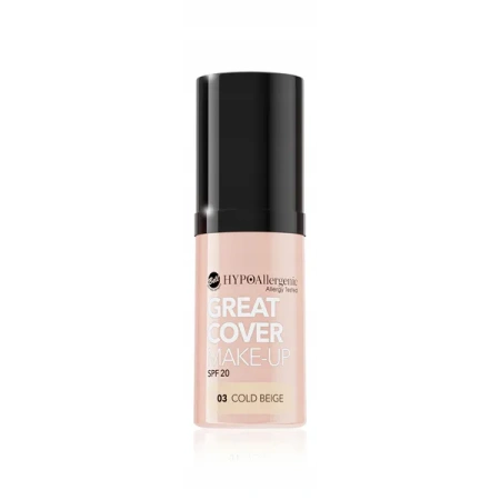 BELL Hypoallergenic Great Cover podkład 03 Cold Beige SPF 20 20g