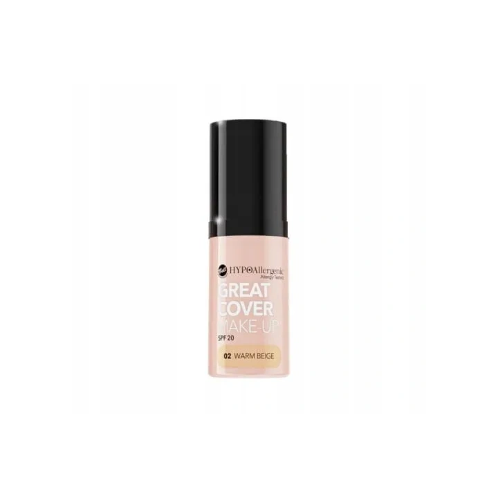 BELL Hypoallergenic Great Cover podkład 02 Warm Beige SPF 20 20g