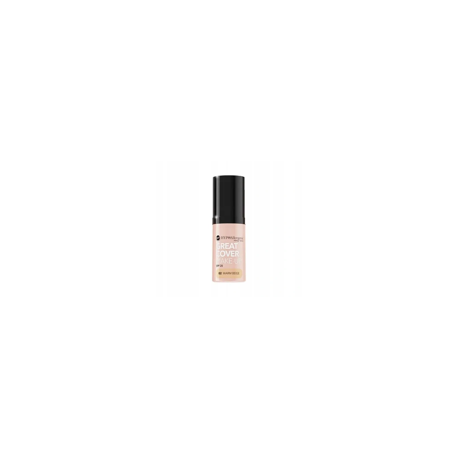 BELL Hypoallergenic Great Cover podkład 02 Warm Beige SPF 20 20g