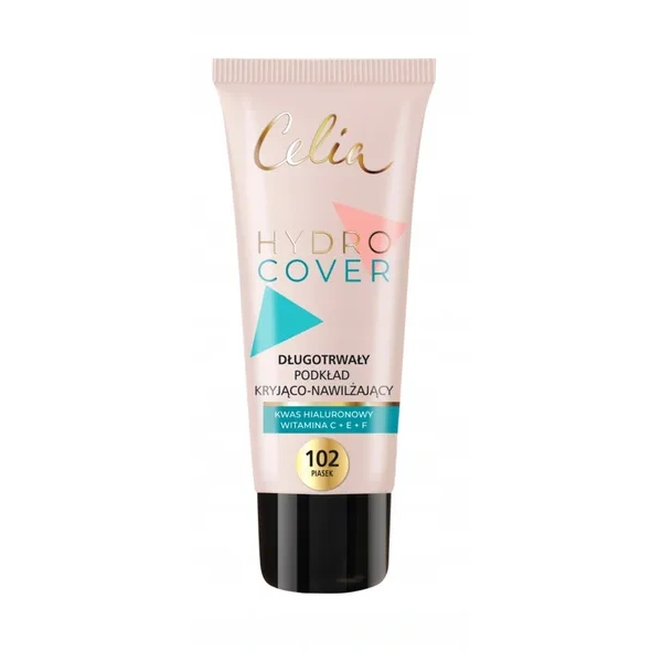 CELIA Hydro Cover podkład do twarzy kryjąco-nawilżający 102 Piasek 30ml