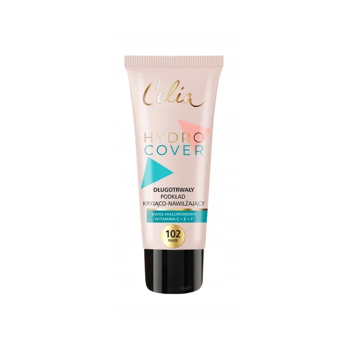 CELIA Hydro Cover podkład do twarzy kryjąco-nawilżający 102 Piasek 30ml