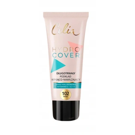 CELIA Hydro Cover podkład do twarzy kryjąco-nawilżający 102 Piasek 30ml