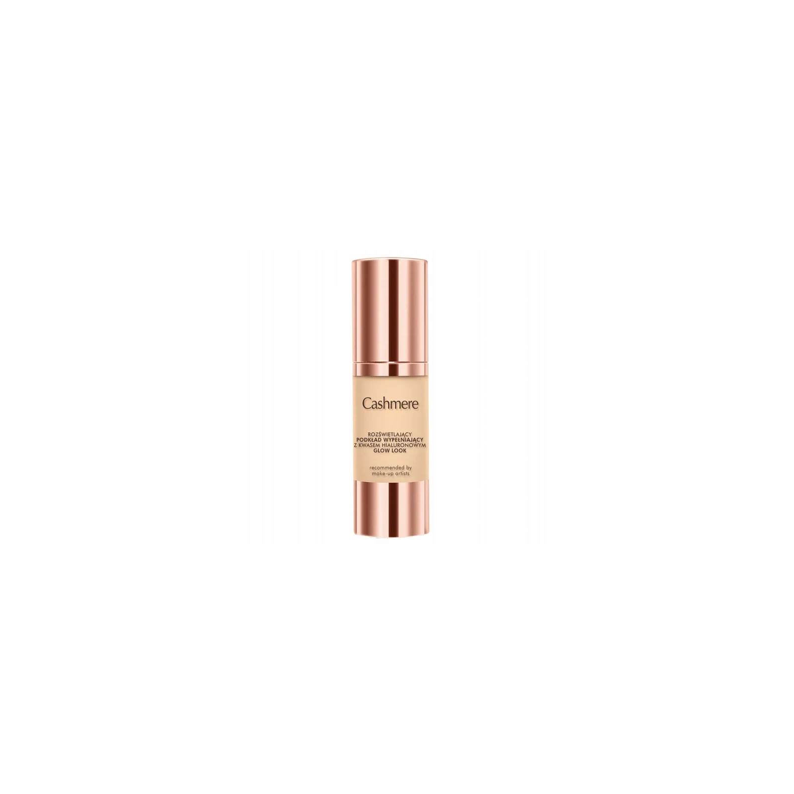 DAX Cashmere Glow Look podkład do twarzy wypełnianiący z kwasem hialuronowym Beige 30ml