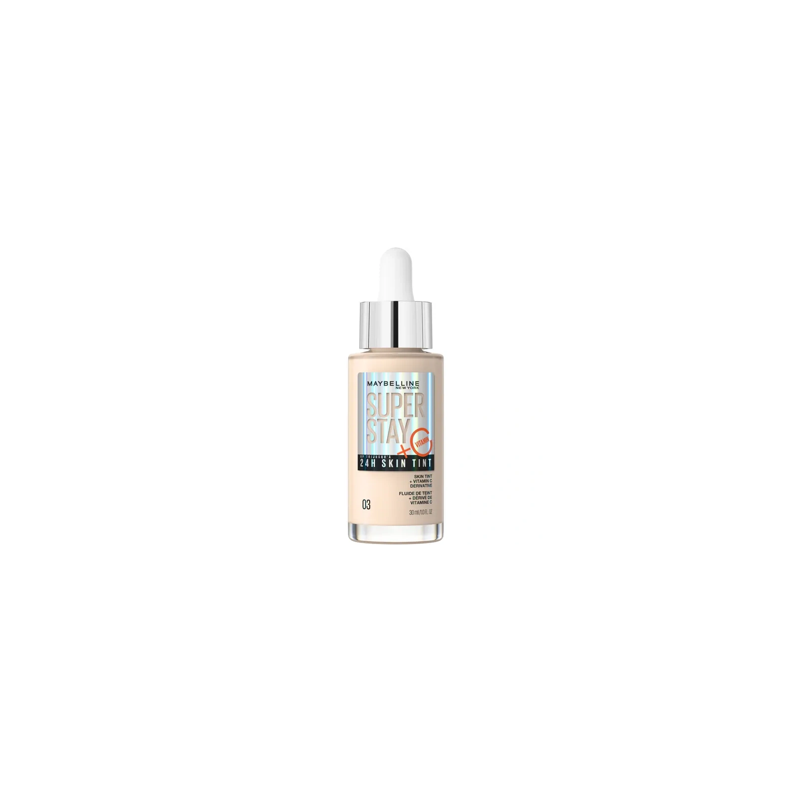 MAYBELLINE Super Stay 24H Tint nawilżający podkład do twarzy z witaminą C 03 30ml