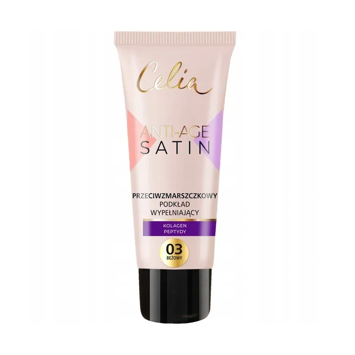 CELIA Satin Anti Age podkład do twarzy przeciwzmarszczkowy 03 Beżowy 30ml 
