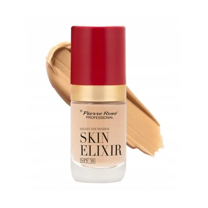 PIERRE RENE Skin Elixir Velvet podkład do twarzy SPF30 04 Warm Nude 25ml 