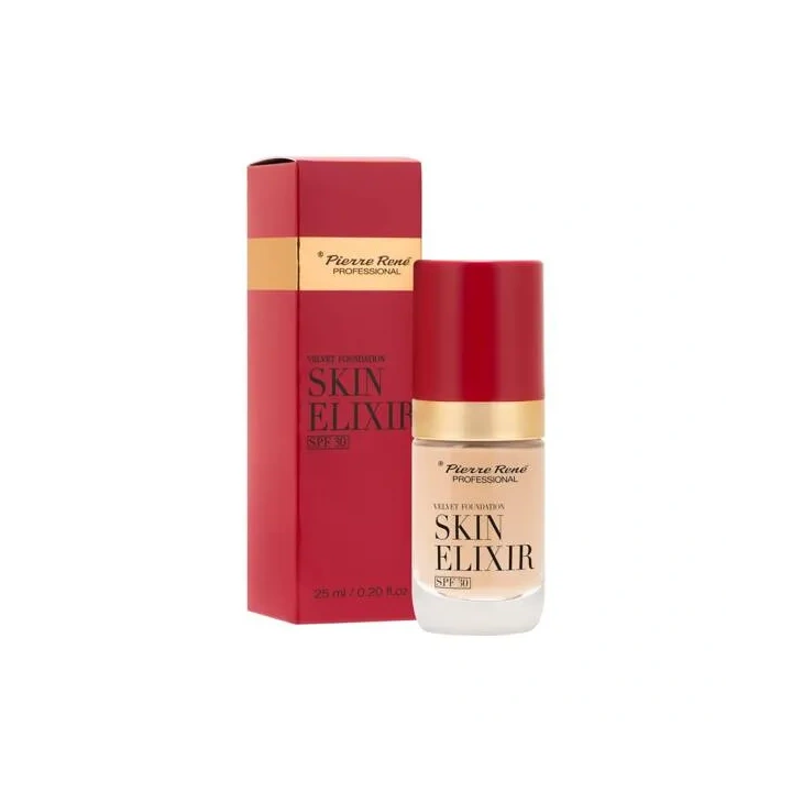 PIERRE RENE Skin Elixir Velvet podkład do twarzy SPF30 04 Warm Nude 25ml 
