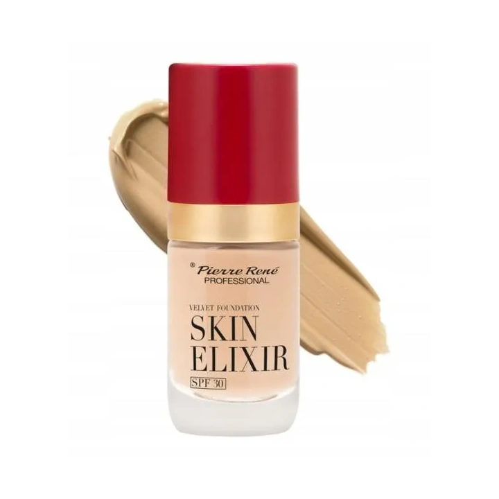 PIERRE RENE Skin Elixir Velvet podkład do twarzy SPF30 02 Natural Nude 25ml 