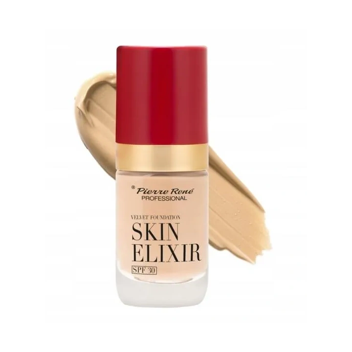 PIERRE RENE Skin Elixir Velvet podkład do twarzy SPF30 01 Ivory Nude 25ml 