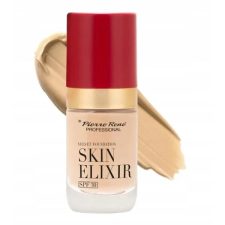 PIERRE RENE Skin Elixir Velvet podkład do twarzy SPF30 01 Ivory Nude 25ml 