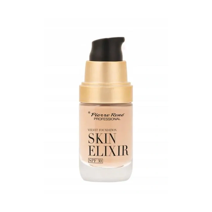PIERRE RENE Skin Elixir Velvet podkład do twarzy SPF30 01 Ivory Nude 25ml 