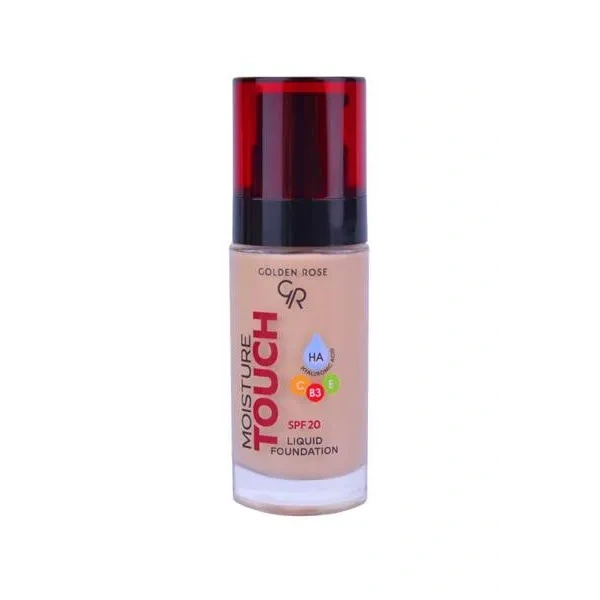 Golden Rose GOLDEN ROSE Moisture Touch podkład do twarzy nawilżający SPF20 102 30ml — Składniki i ocena