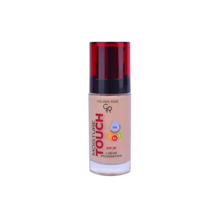 GOLDEN ROSE Moisture Touch podkład do twarzy nawilżający SPF20 102 30ml 