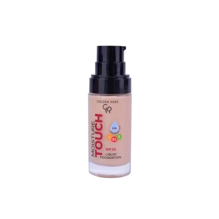 GOLDEN ROSE Moisture Touch podkład do twarzy nawilżający SPF20 102 30ml 