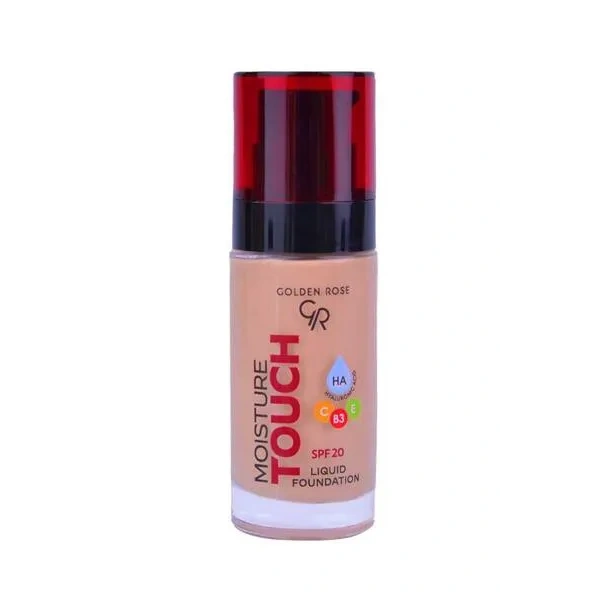 GOLDEN ROSE Moisture Touch podkład do twarzy nawilżający SPF20 104 30ml 