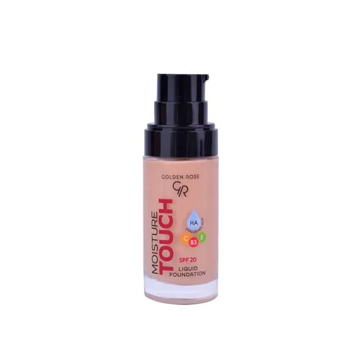 GOLDEN ROSE Moisture Touch podkład do twarzy nawilżający SPF20 104 30ml 