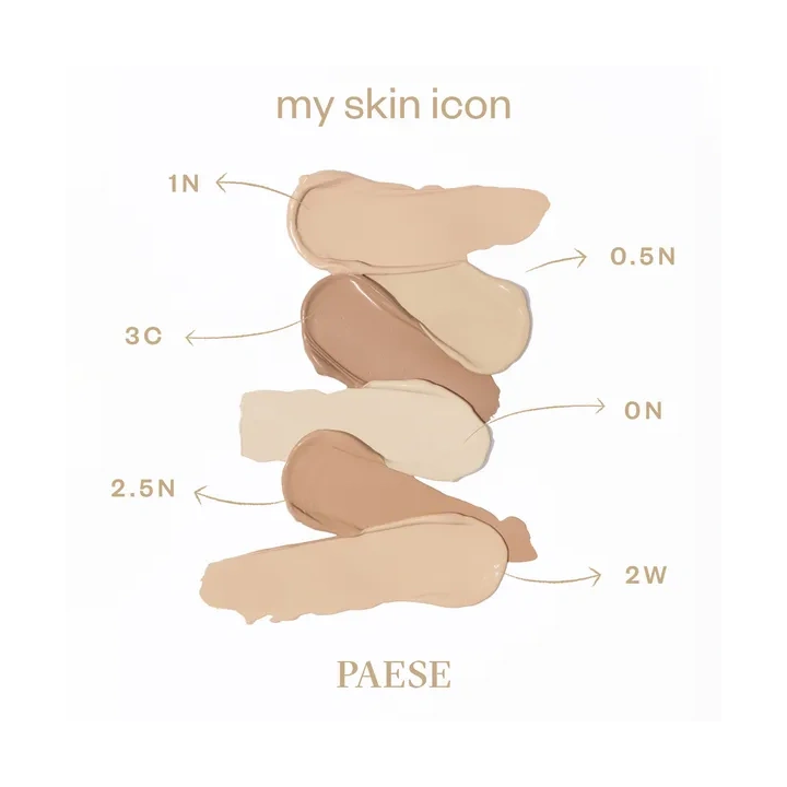 PAESE My Skin Icon matujący podkład do twarzy 0,5N Porcelain 30ml 