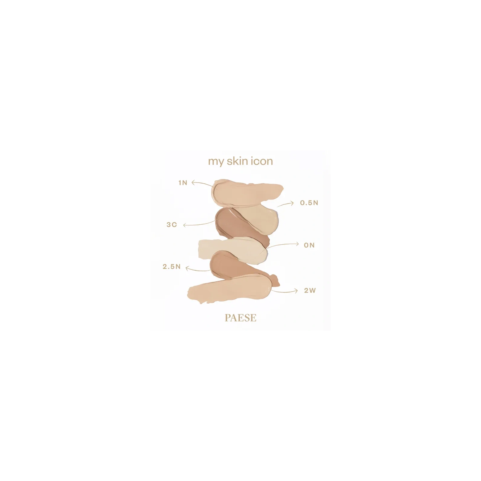 PAESE My Skin Icon matujący podkład do twarzy 0,5N Porcelain 30ml 