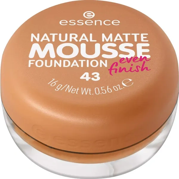 Essence ESSENCE Natural Matte Mousse Foundation podkład do twarzy w musie 43 16g