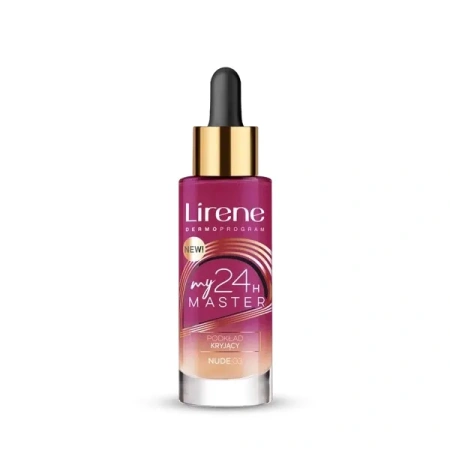 LIRENE My Master 24h kryjący podkład do twarzy 03 Nude 30ml 