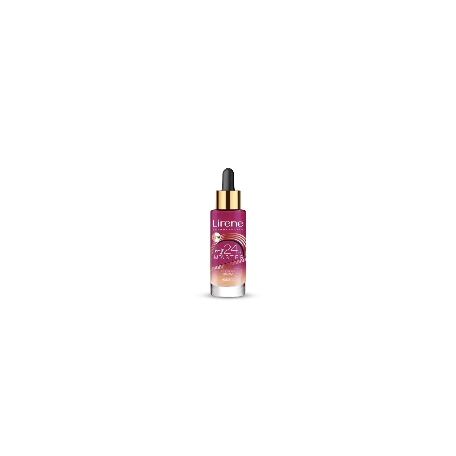LIRENE My Master 24h kryjący podkład do twarzy 03 Nude 30ml 